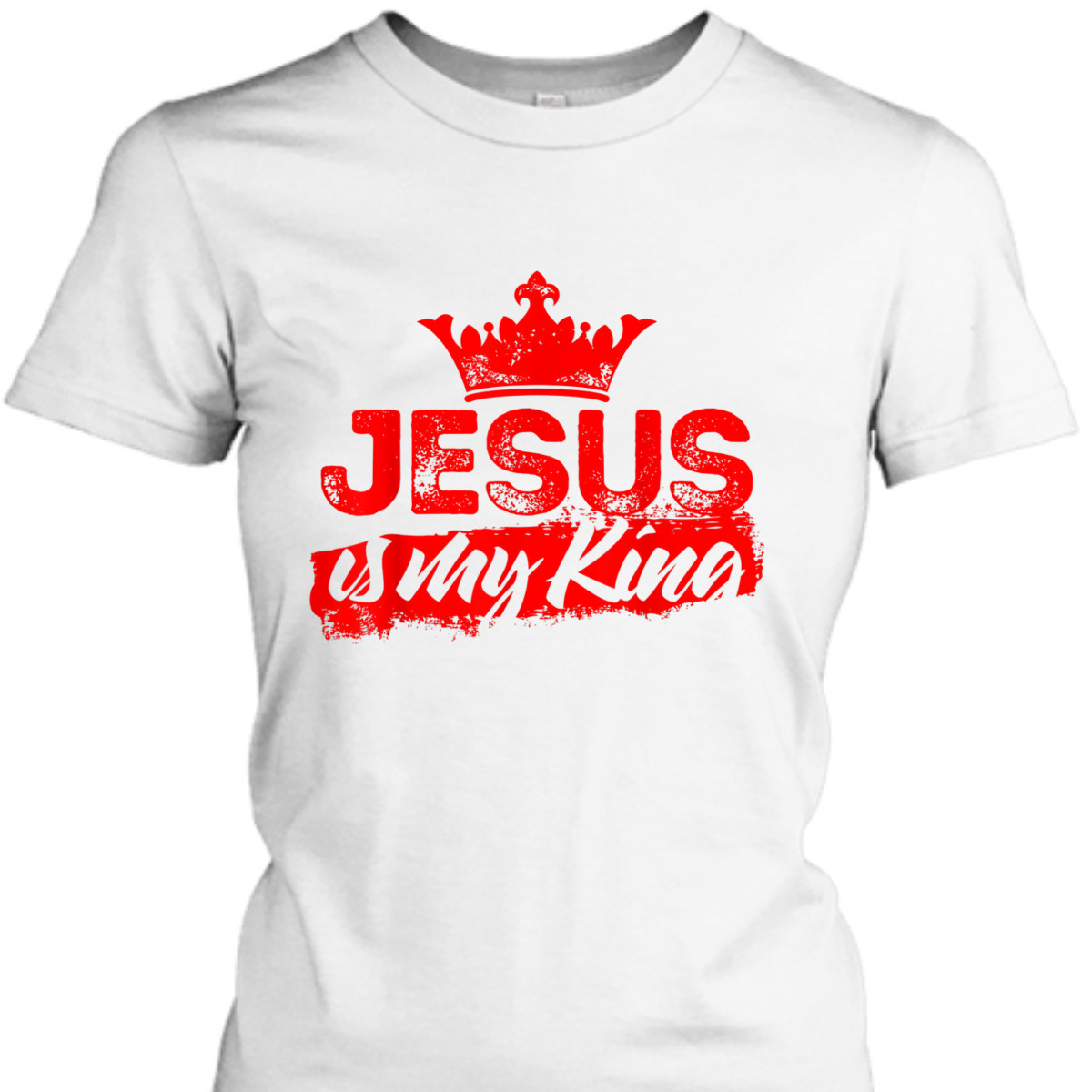 Jesus Is My King T-Shirt Christian Christianity Gift