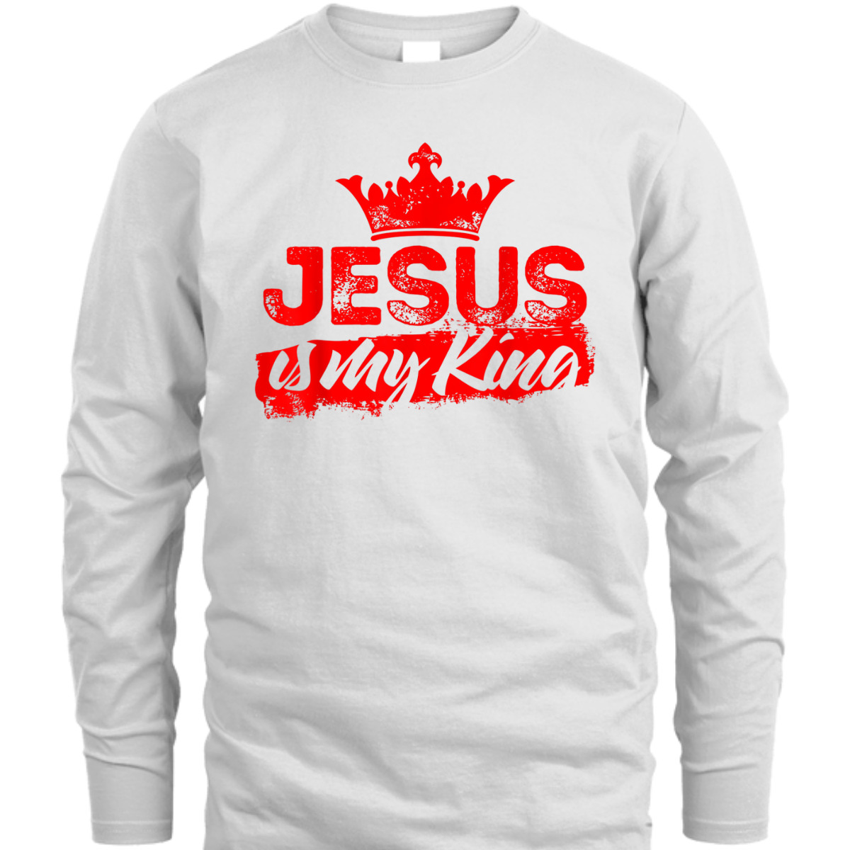 Jesus Is My King T-Shirt Christian Christianity Gift