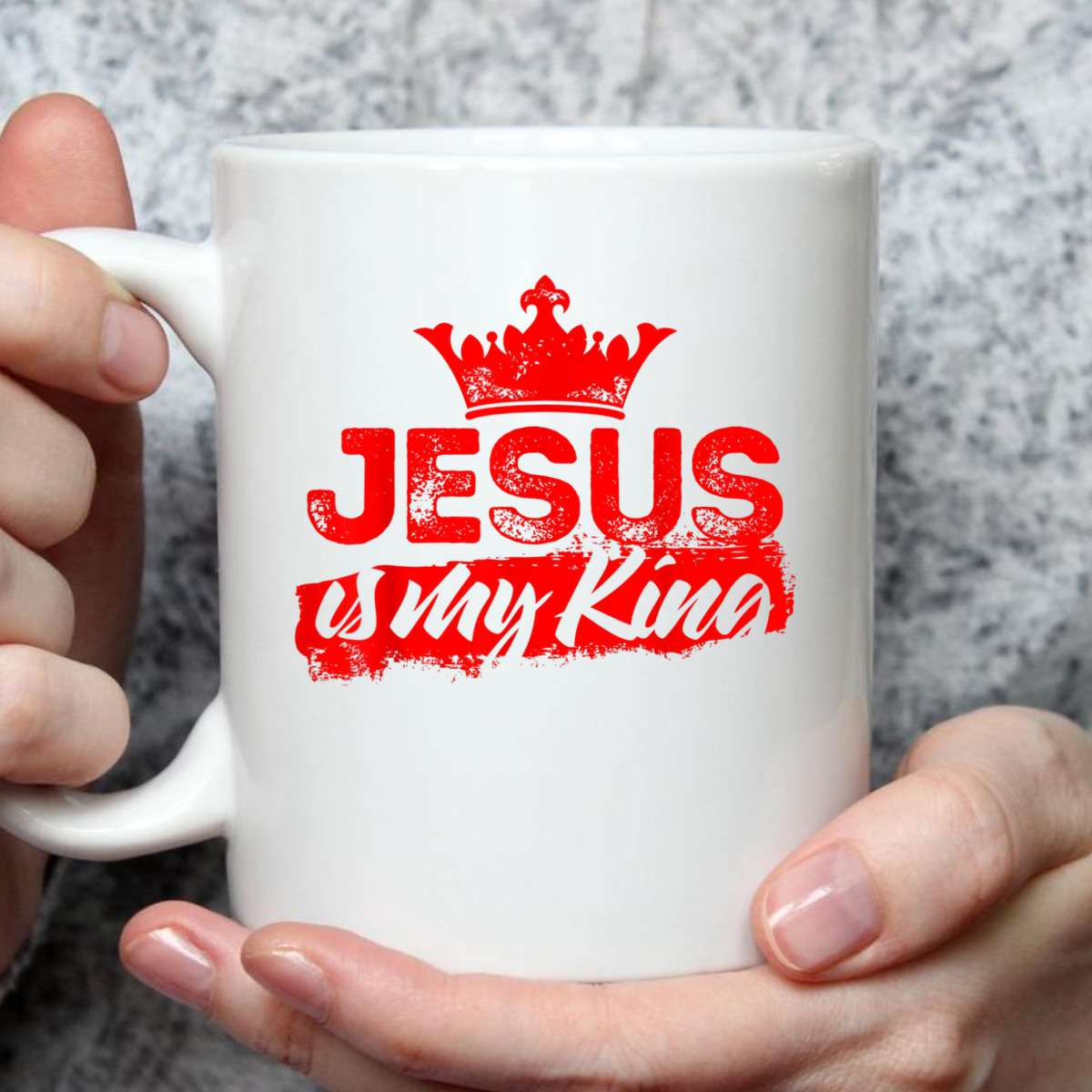 Jesus Is My King T-Shirt Christian Christianity Gift
