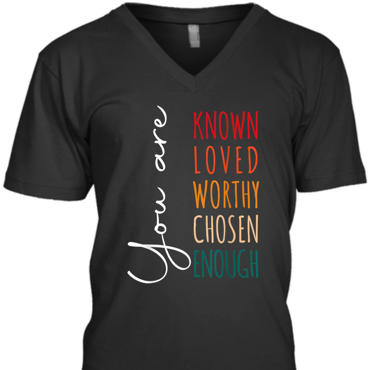 You Are Known You Are Loved By God Christian Bible Verse Religious T-Shirt