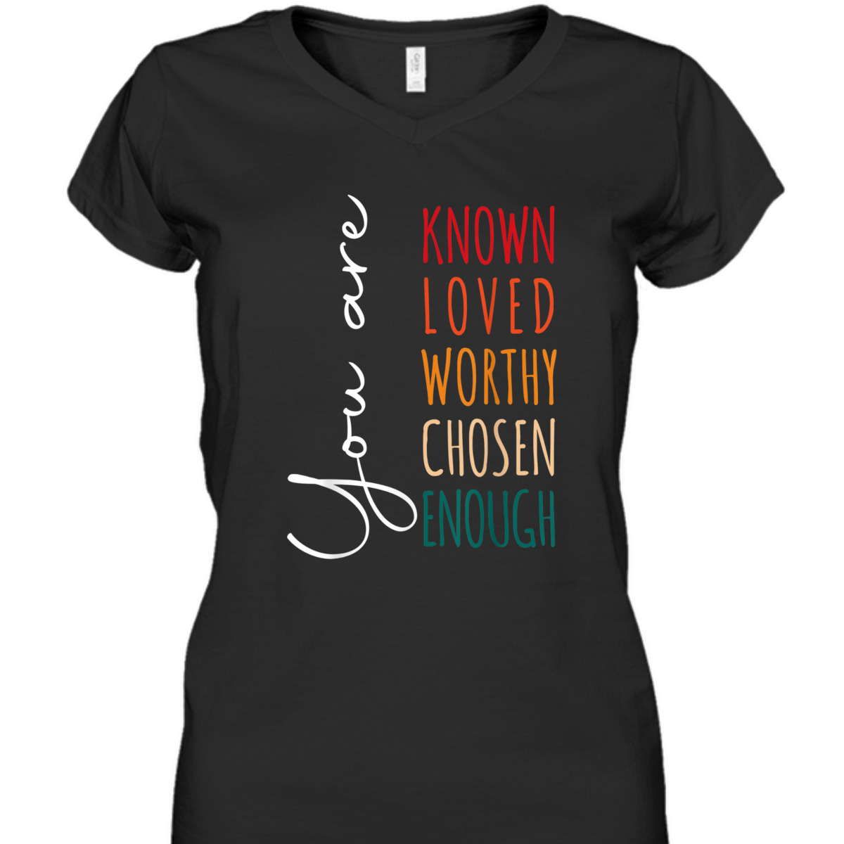 You Are Known You Are Loved By God Christian Bible Verse Religious T-Shirt