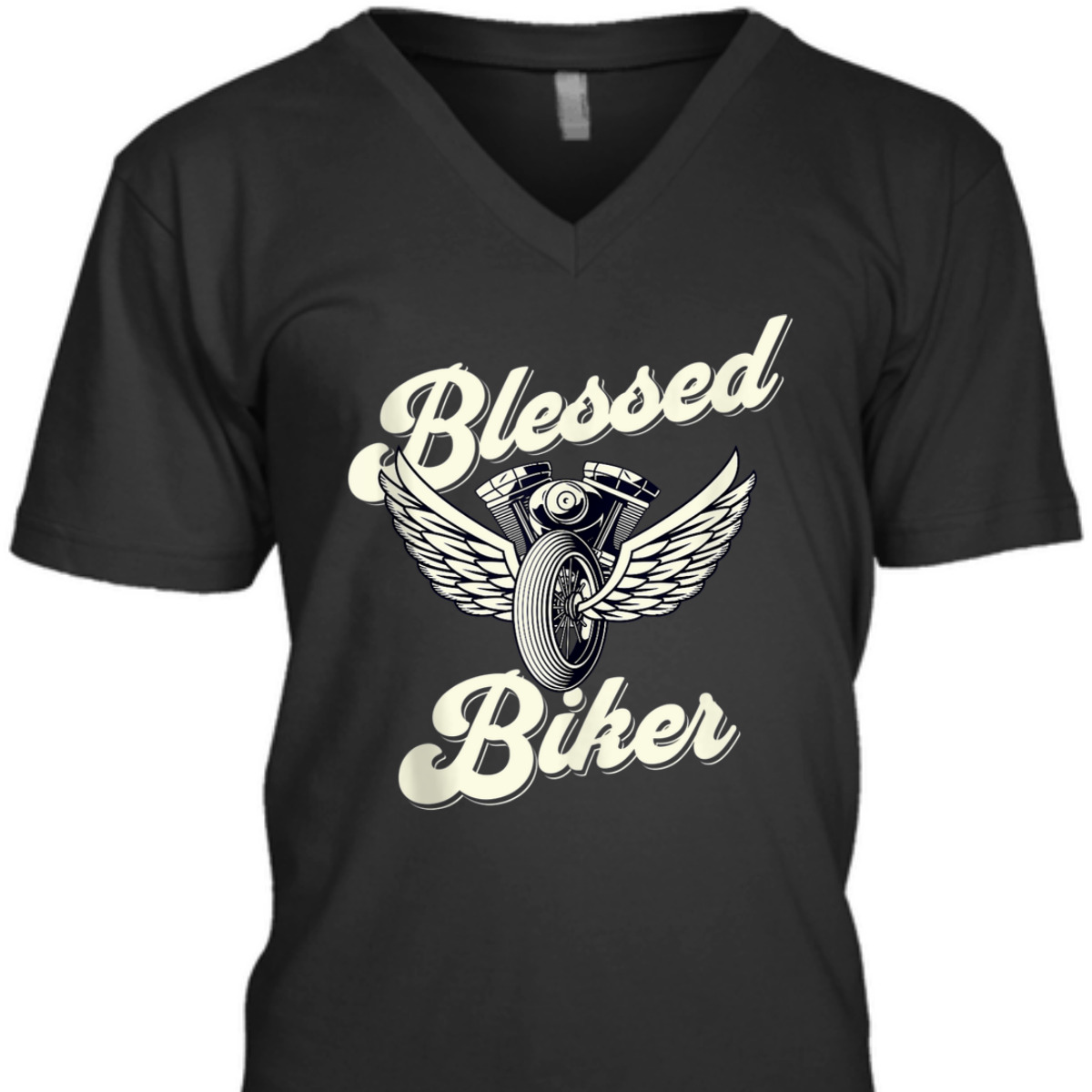 Blessed T-Shirt Christian Biker Motorcycle Religious Gift Blessed T-Shirt Christian Biker Motorcycle Religious Gift