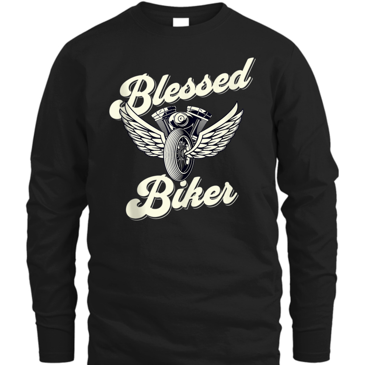 Blessed T-Shirt Christian Biker Motorcycle Religious Gift Blessed T-Shirt Christian Biker Motorcycle Religious Gift