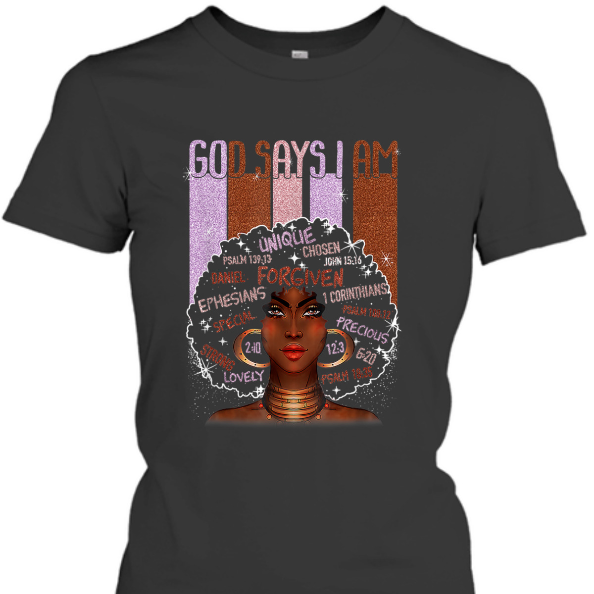 Black History Month T-Shirt God Says I Am Special And Unique Gift Black History Month T-Shirt God Says I Am Special And Unique Gift