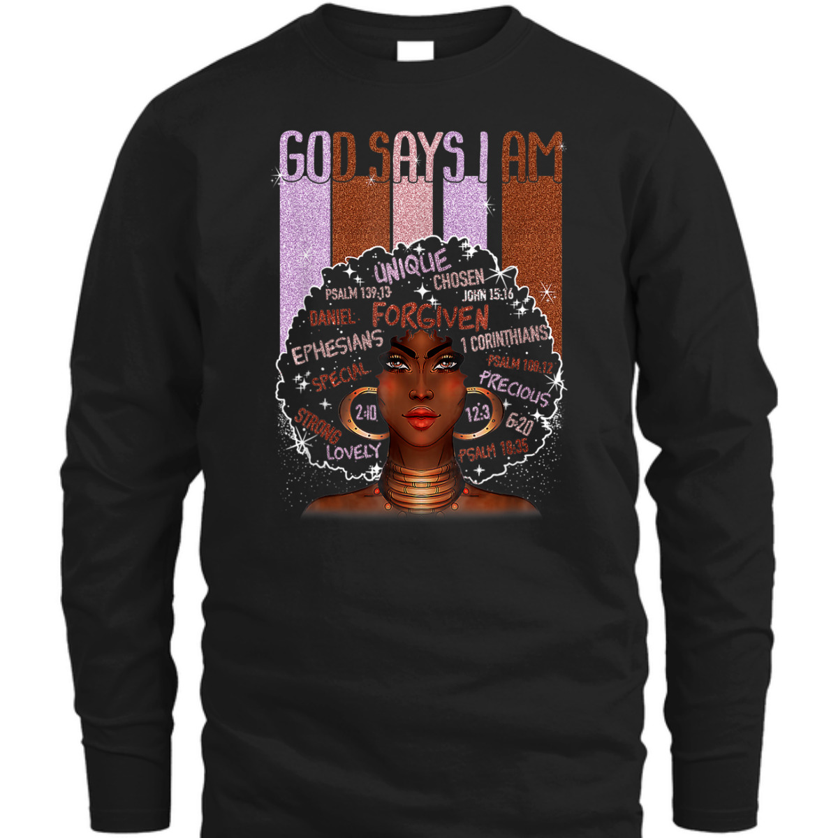Black History Month T-Shirt God Says I Am Special And Unique Gift Black History Month T-Shirt God Says I Am Special And Unique Gift