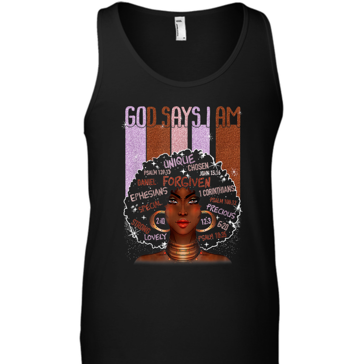 Black History Month T-Shirt God Says I Am Special And Unique Gift Black History Month T-Shirt God Says I Am Special And Unique Gift