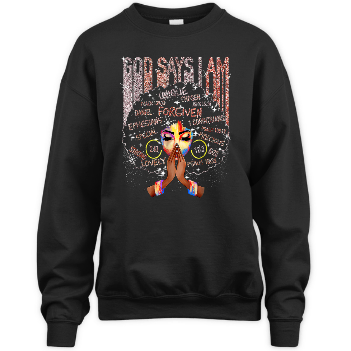 Black Girl God Says I Am T-Shirt Black History Month Black Girl God Says I Am T-Shirt Black History Month