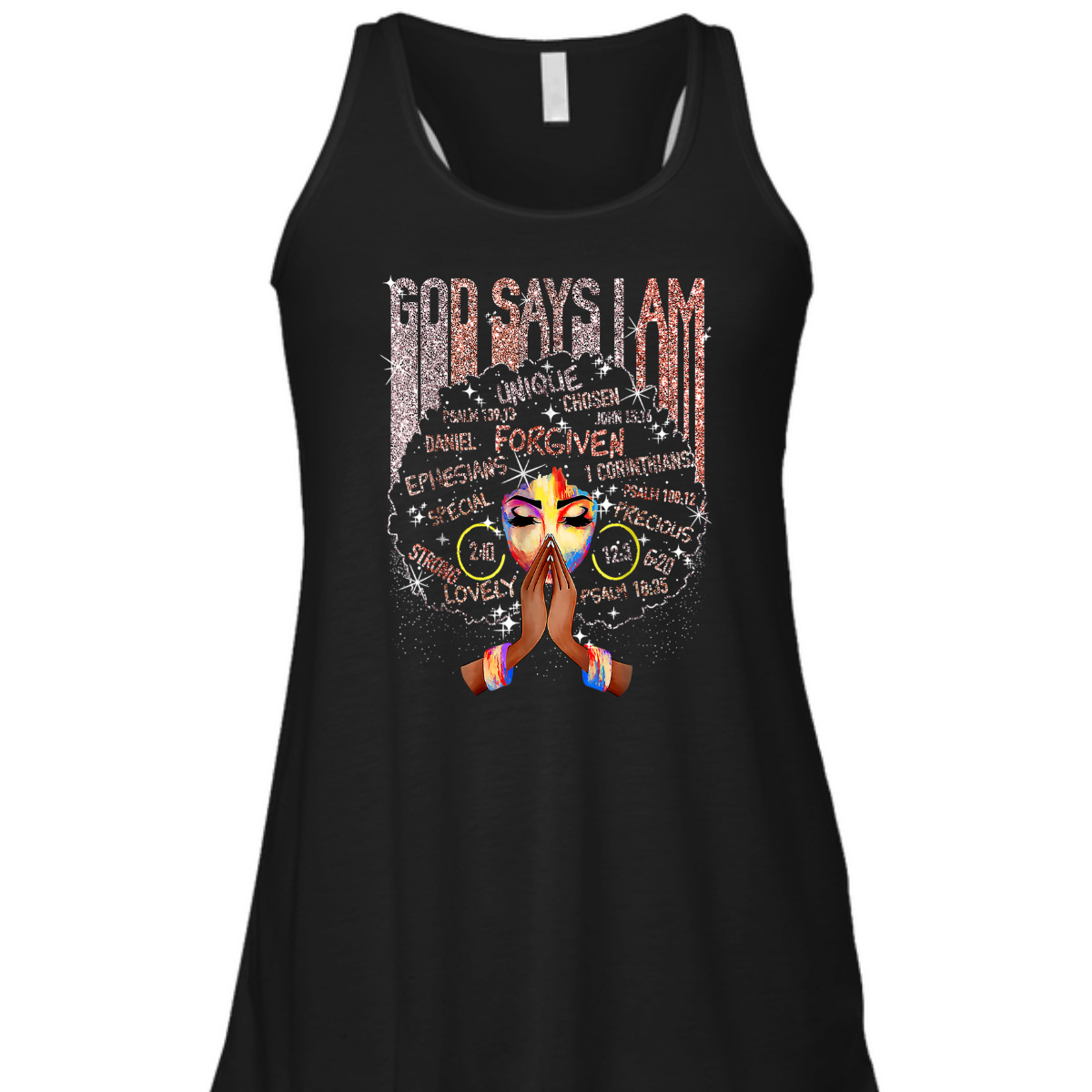 Black Girl God Says I Am T-Shirt Black History Month Black Girl God Says I Am T-Shirt Black History Month