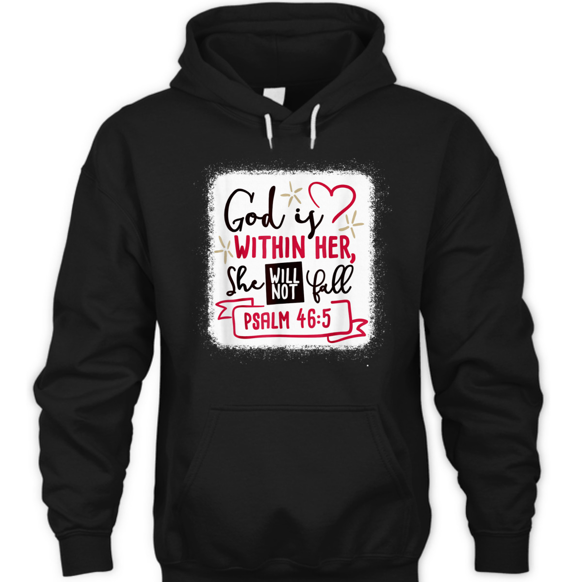 God Is Within Her She Will Not Fall Psalm 46:5 T-Shirt Bible Verse Gift God Is Within Her She Will Not Fall Psalm 46:5 T-Shirt Bible Verse Gift