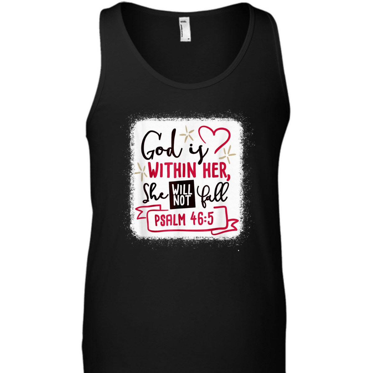 God Is Within Her She Will Not Fall Psalm 46:5 T-Shirt Bible Verse Gift God Is Within Her She Will Not Fall Psalm 46:5 T-Shirt Bible Verse Gift