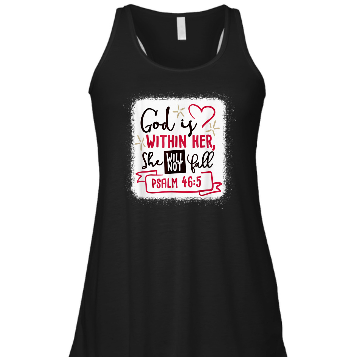 God Is Within Her She Will Not Fall Psalm 46:5 T-Shirt Bible Verse Gift God Is Within Her She Will Not Fall Psalm 46:5 T-Shirt Bible Verse Gift