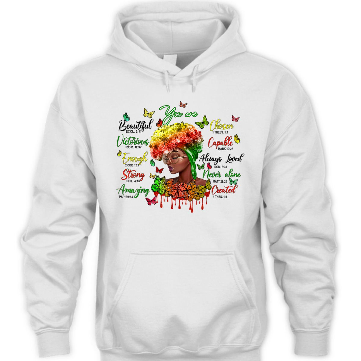 Bible Verse You Are T-Shirt Christian Gift Beautiful Black History Month Bible Verse You Are T-Shirt Christian Gift Beautiful Black History Month