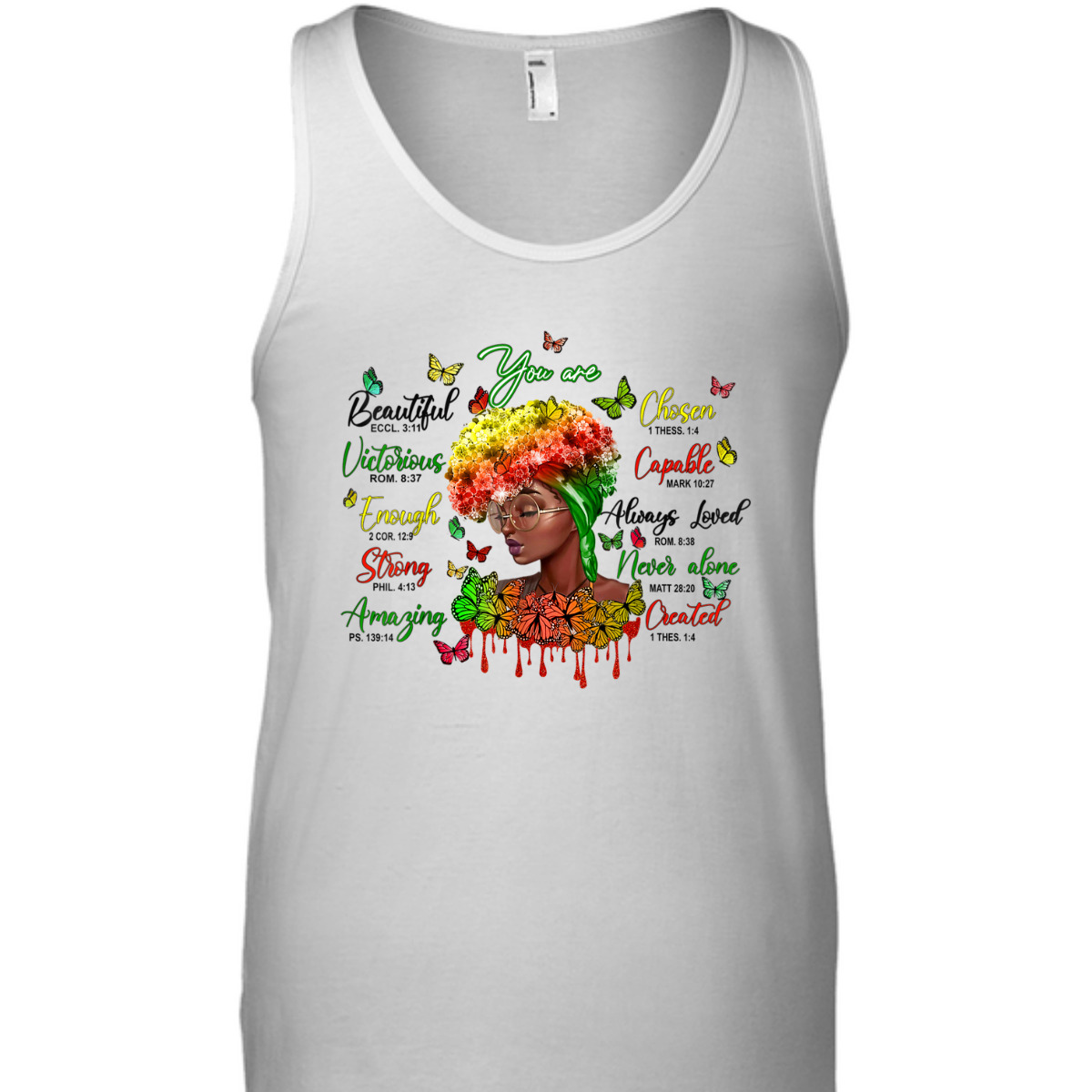 Bible Verse You Are T-Shirt Christian Gift Beautiful Black History Month