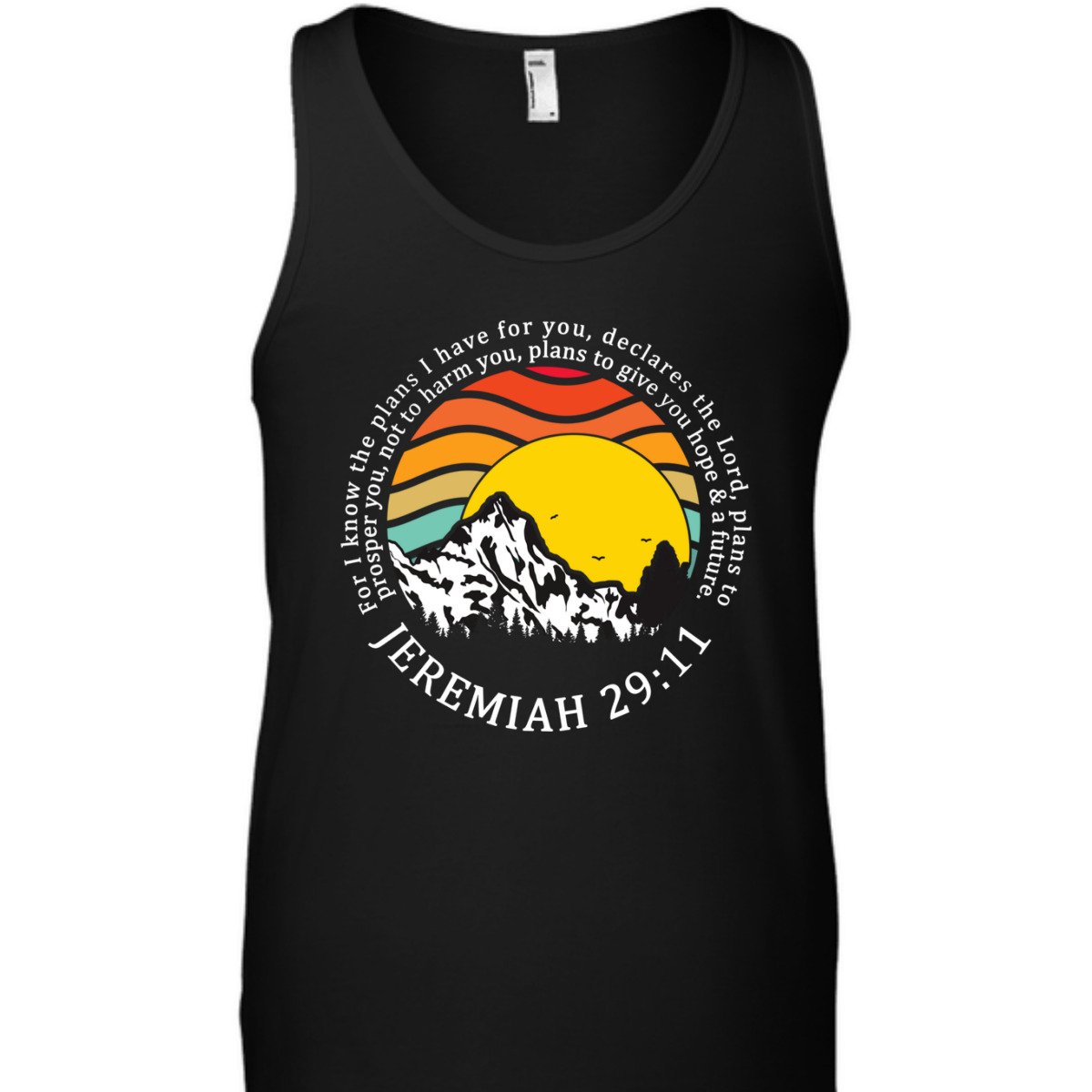 For I Know The Plans I Have For You T-Shirt Jeremiah 29:11 Bible Verse Gift