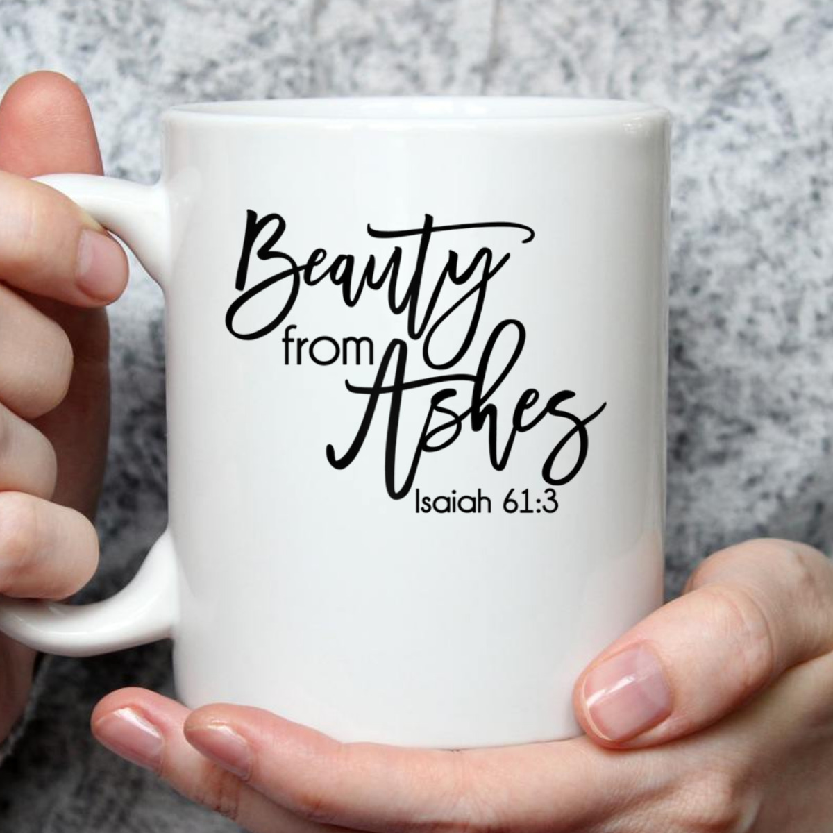 Beauty From Ashes Christian Bible Verse T-Shirt Isaiah 613 Religious Gift