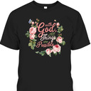 With God All Things Are Possible Prayer Bible Verse T-Shirt With God All Things Are Possible Prayer Bible Verse T-Shirt