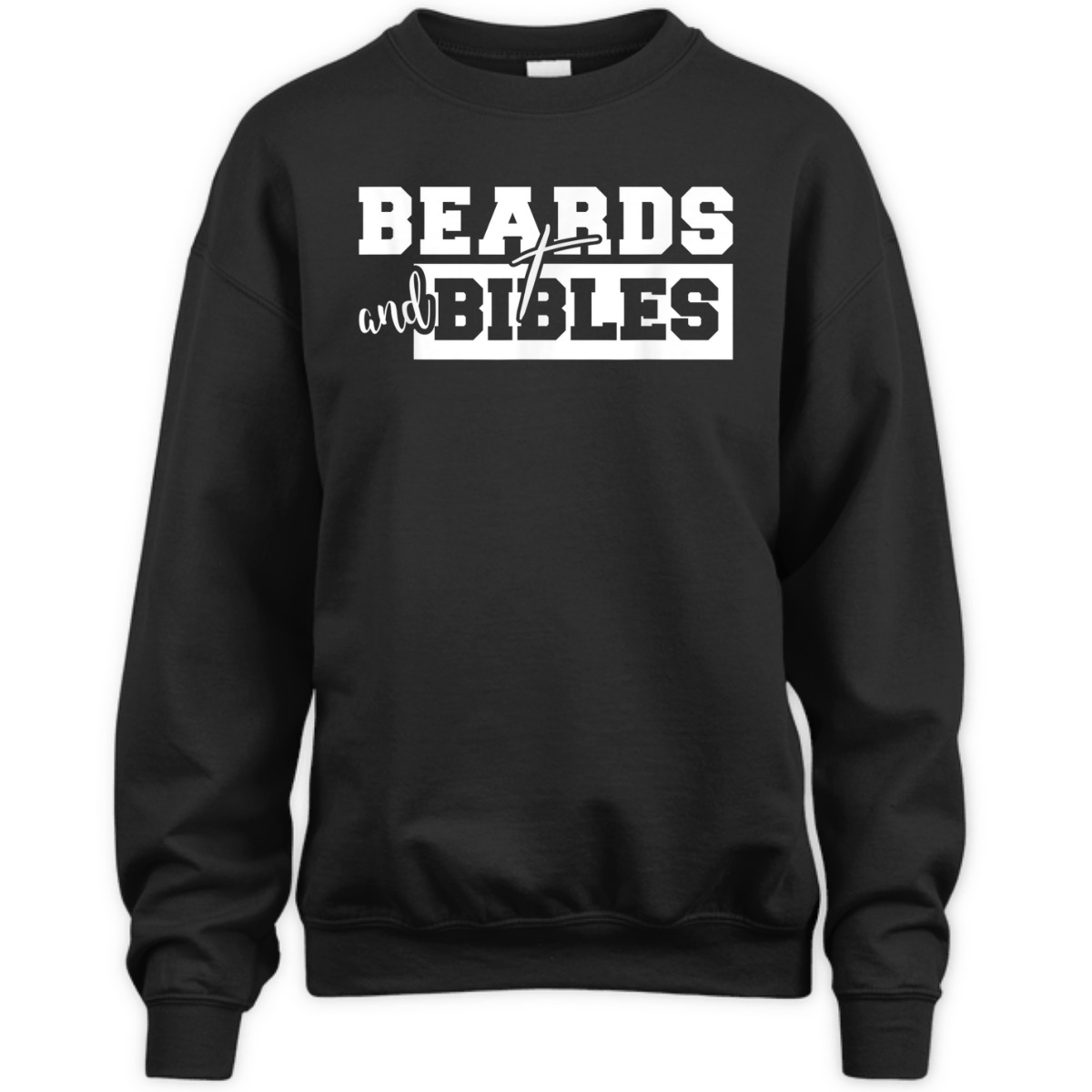 Beards And Bibles T-Shirt Christian Cross Religious Gift Beards And Bibles T-Shirt Christian Cross Religious Gift