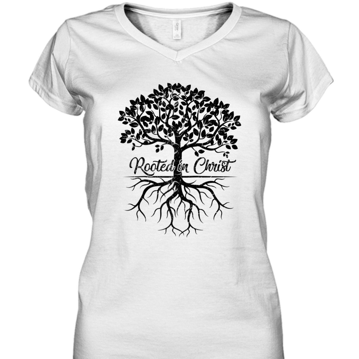 Rooted In Christ Christian Bible Verse T-Shirt Religious Gift Rooted In Christ Christian Bible Verse T-Shirt Religious Gift