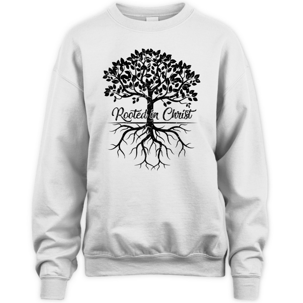 Rooted In Christ Christian Bible Verse T-Shirt Religious Gift