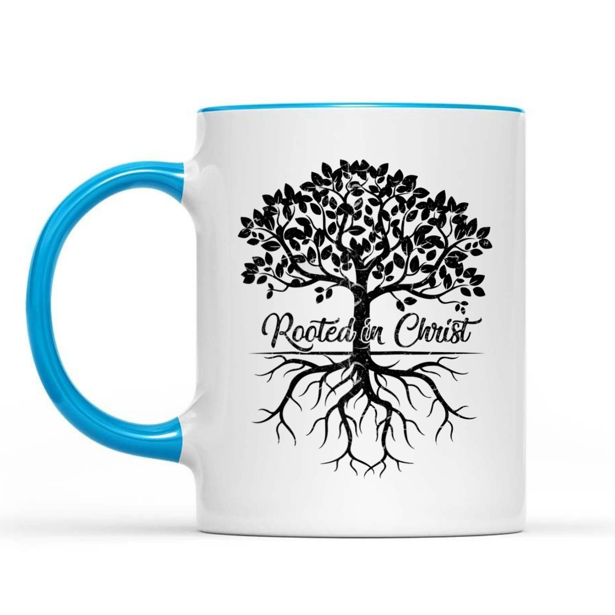 Rooted In Christ Christian Bible Verse T-Shirt Religious Gift