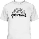 I Lift My Eyes To The Mountains Psalm 121 Christian Bible Verse T-Shirt