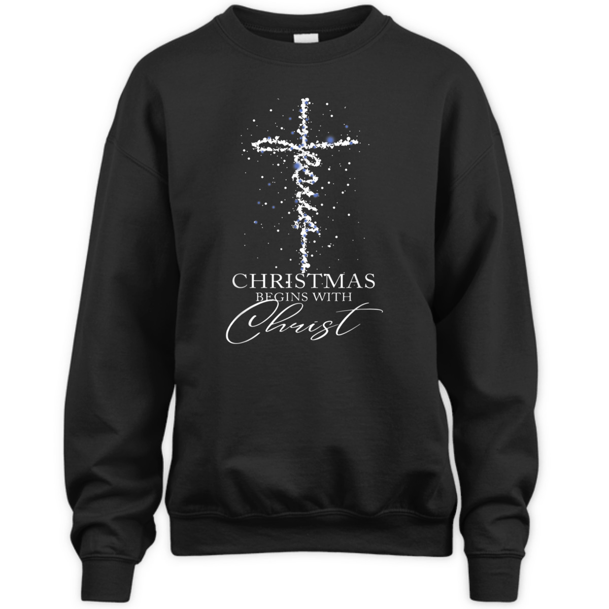Christmas Begins With Christ T-Shirt Christian Cross Christmas Gift Christmas Begins With Christ T-Shirt Christian Cross Christmas Gift