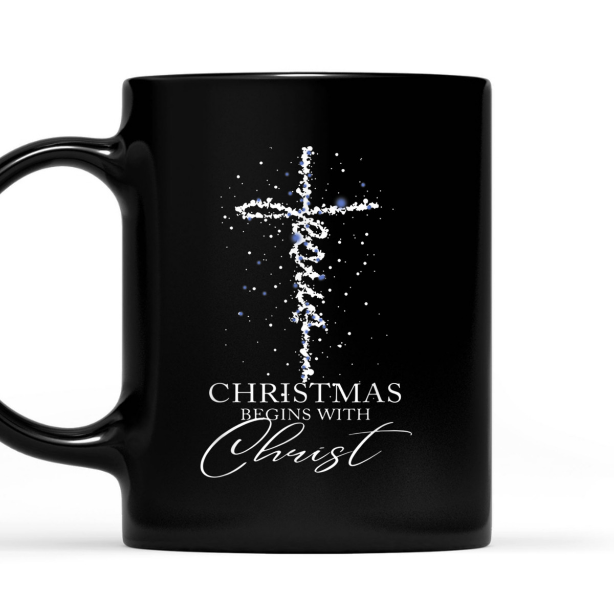 Christmas Begins With Christ T-Shirt Christian Cross Christmas Gift Christmas Begins With Christ T-Shirt Christian Cross Christmas Gift