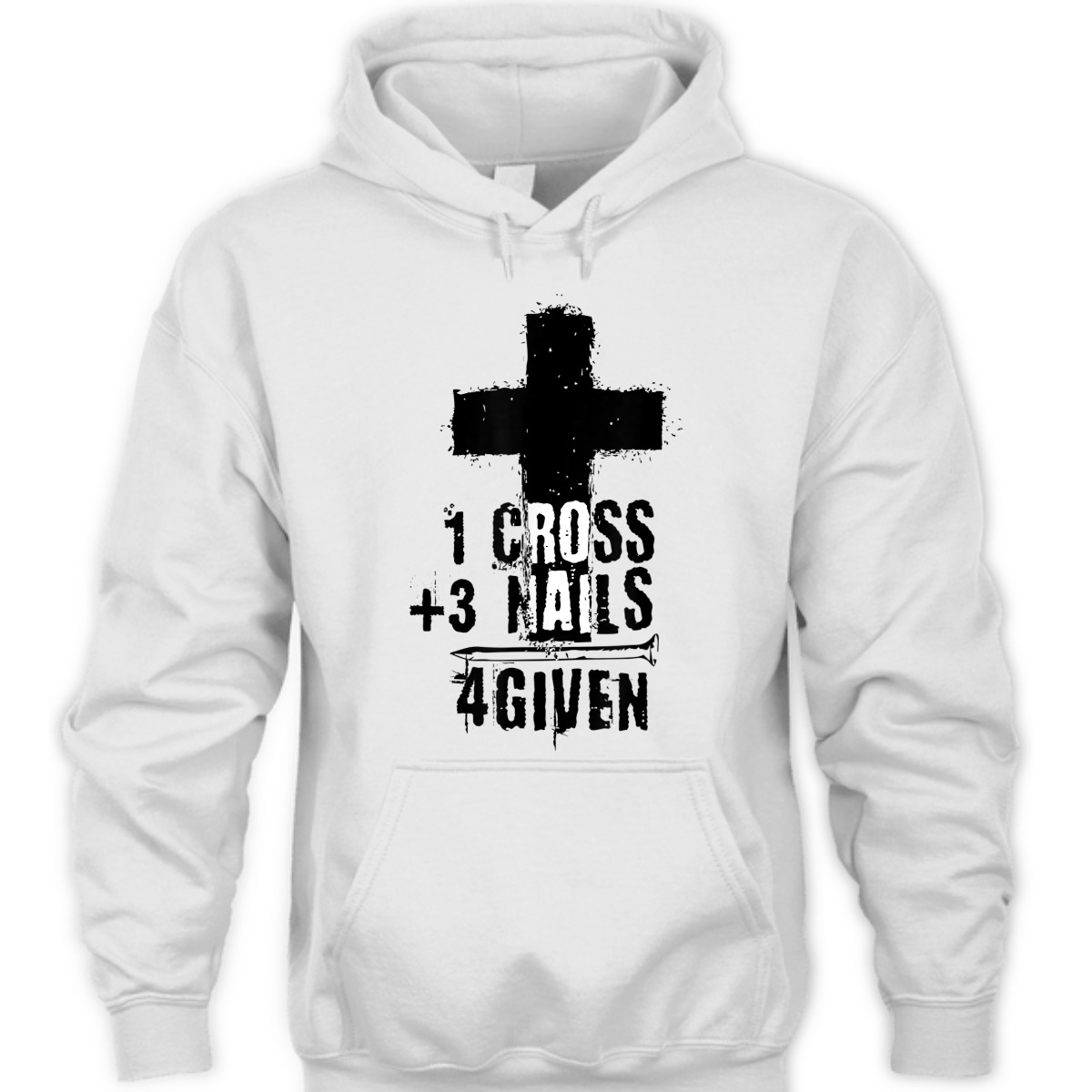 One Cross Plus Three Nails Equals Forgiven T-Shirt