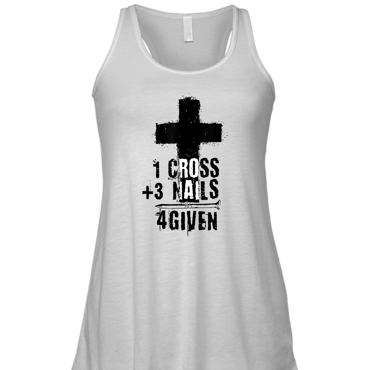 One Cross Plus Three Nails Equals Forgiven T-Shirt