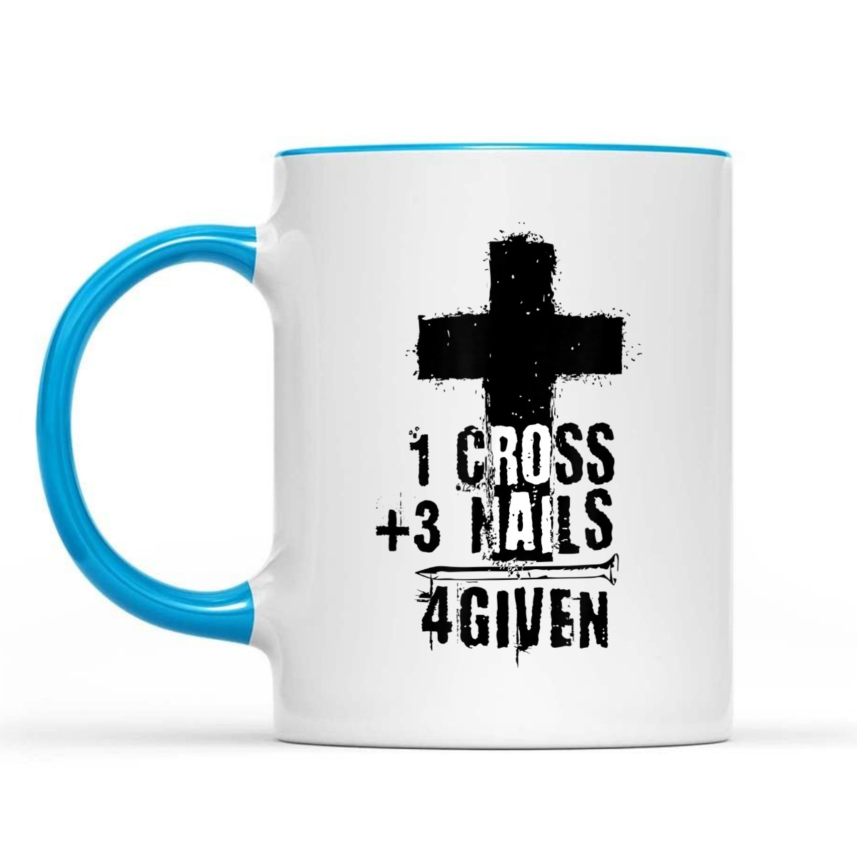 One Cross Plus Three Nails Equals Forgiven T-Shirt One Cross Plus Three Nails Equals Forgiven T-Shirt