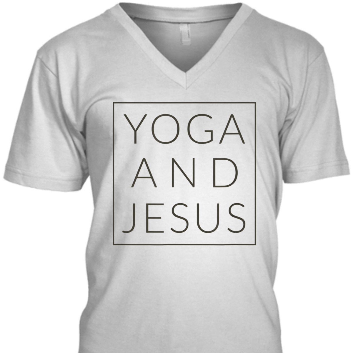 Yoga And Jesus T-Shirt Christian Meditation Gift