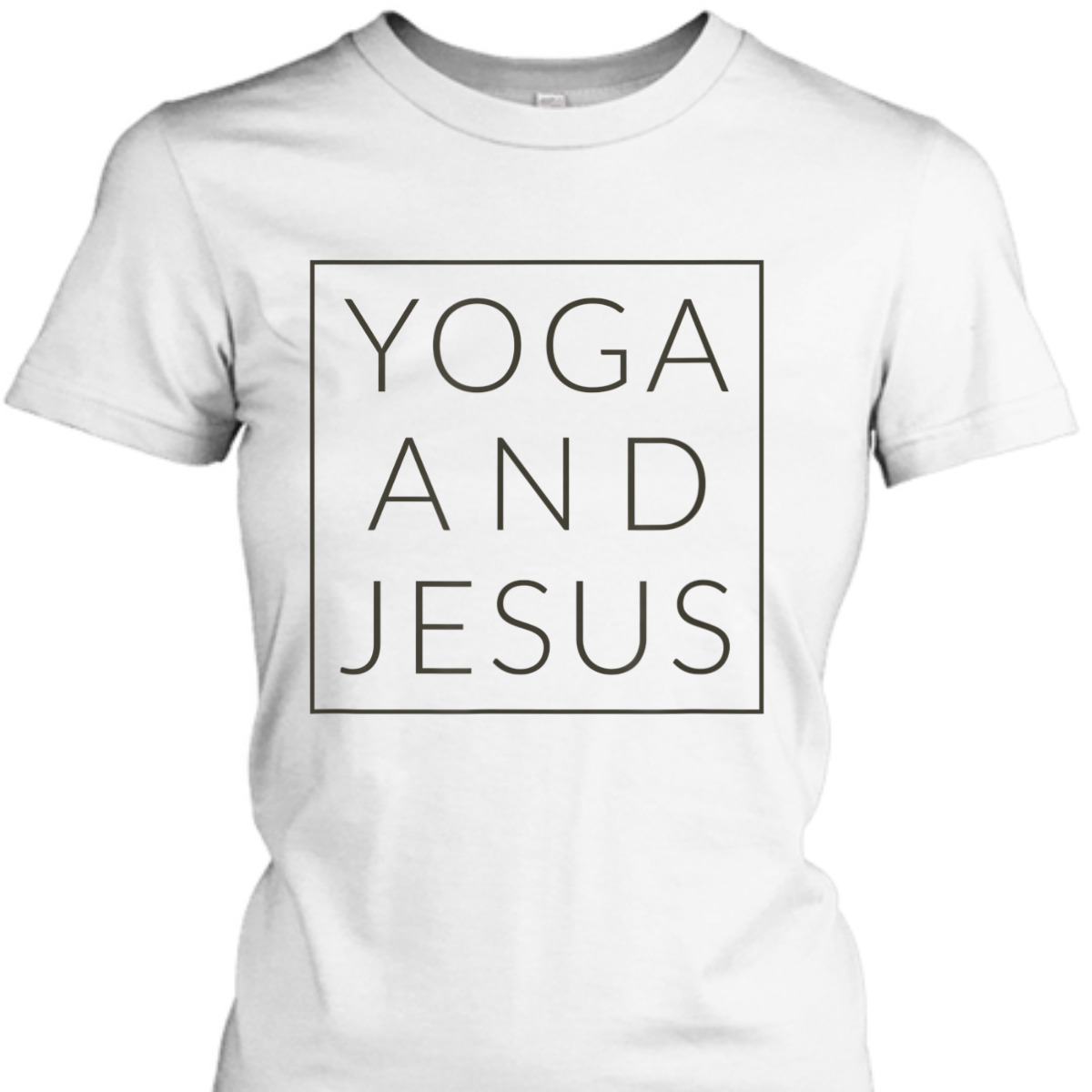 Yoga And Jesus T-Shirt Christian Meditation Gift Yoga And Jesus T-Shirt Christian Meditation Gift