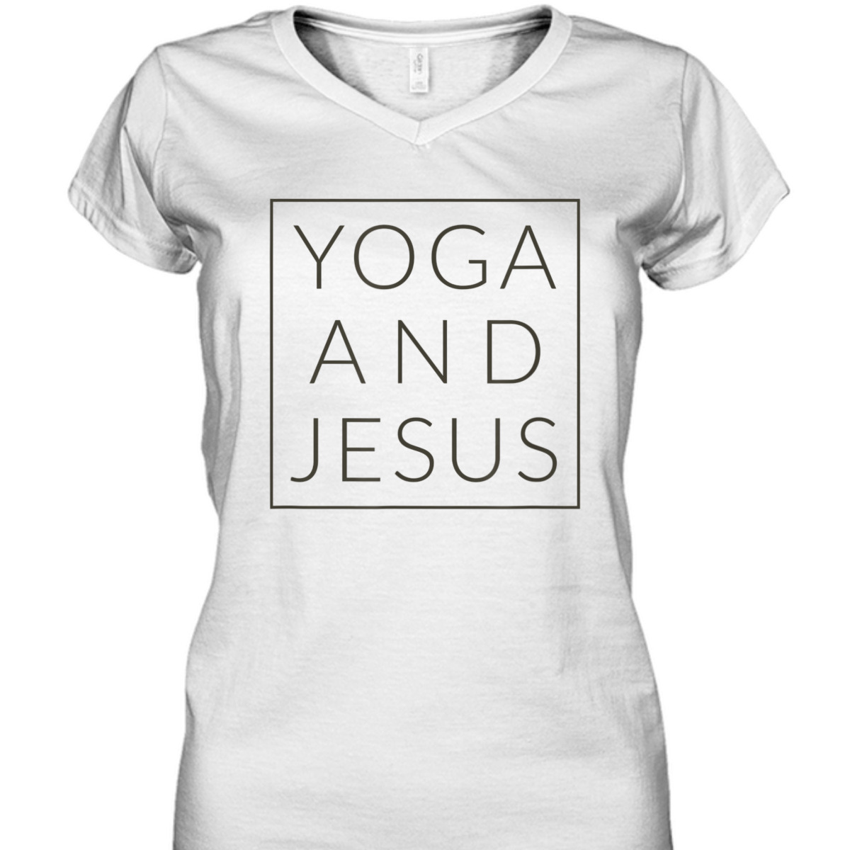 Yoga And Jesus T-Shirt Christian Meditation Gift