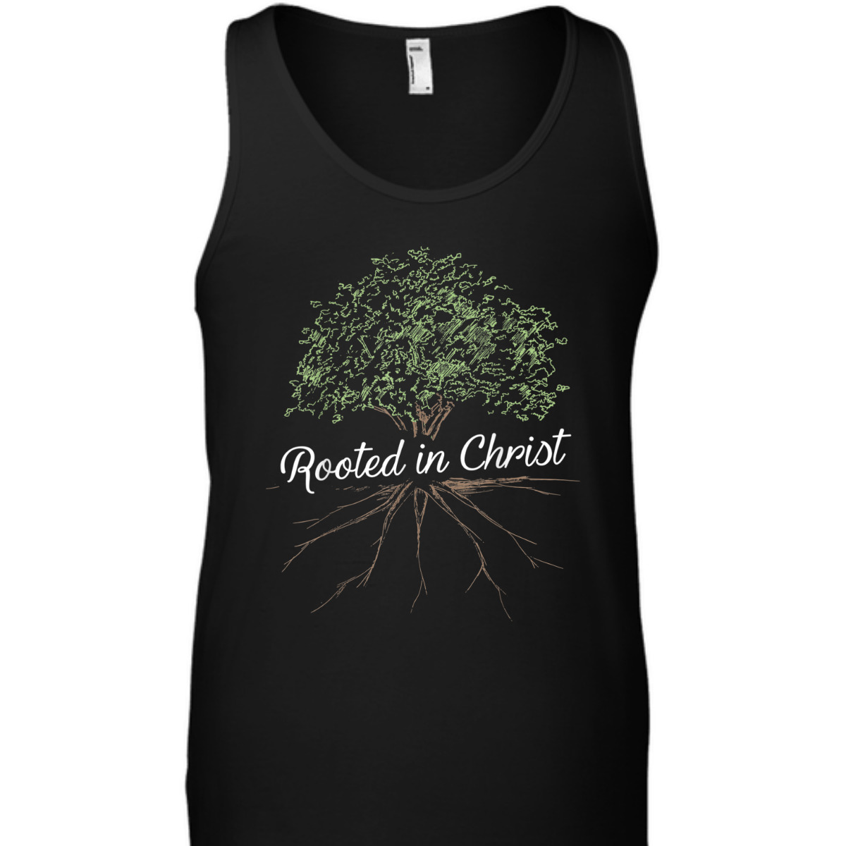 Rooted In Christ T-Shirt Christian Religious Gift Rooted In Christ T-Shirt Christian Religious Gift