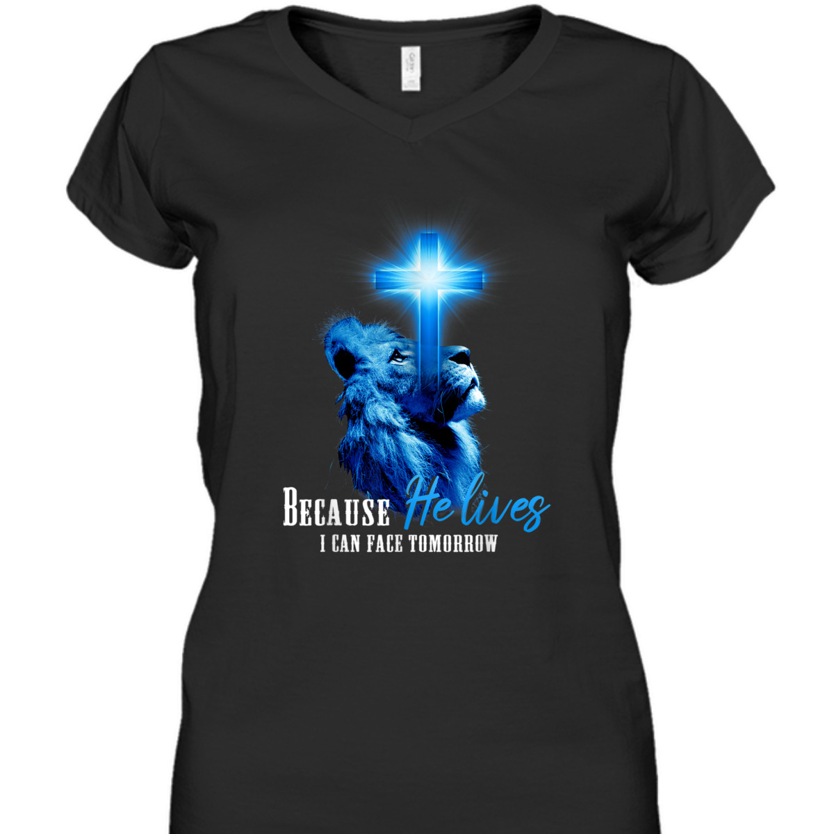 Christian Bible Verse I Can Face Tomorrow T-Shirt Lion Religious Gift Christian Bible Verse I Can Face Tomorrow T-Shirt Lion Religious Gift