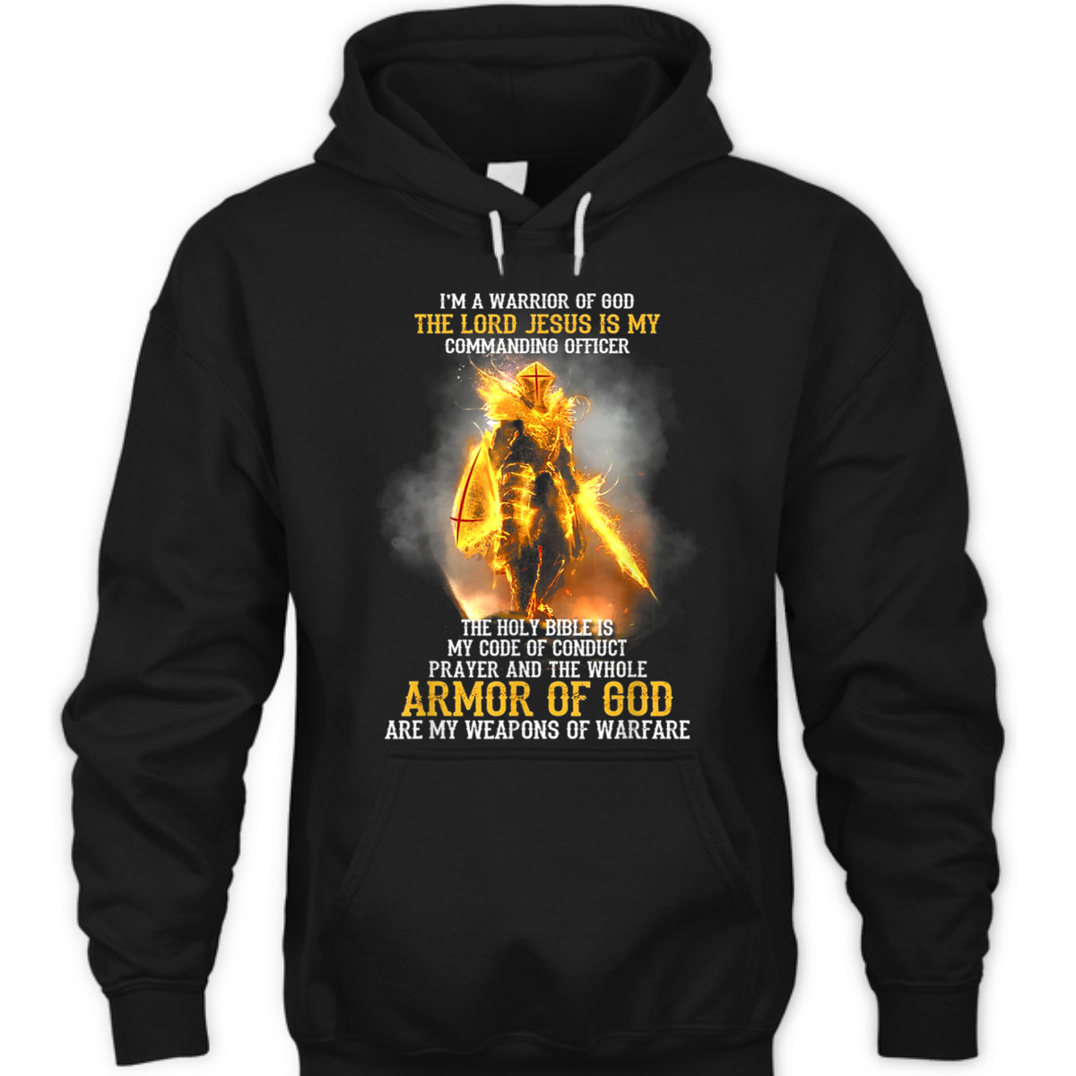 I'm A Warrior Of God The Lord Jesus Is My Commanding Officer T-Shirt Armor Of God Religious Gift I'm A Warrior Of God The Lord Jesus Is My Commanding Officer T-Shirt Armor Of God Religious Gift