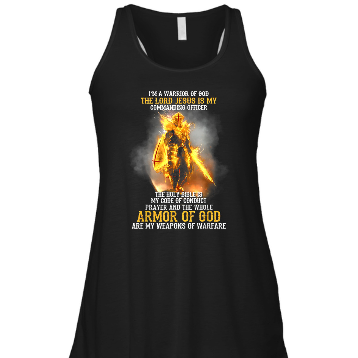 I'm A Warrior Of God The Lord Jesus Is My Commanding Officer T-Shirt Armor Of God Religious Gift I'm A Warrior Of God The Lord Jesus Is My Commanding Officer T-Shirt Armor Of God Religious Gift