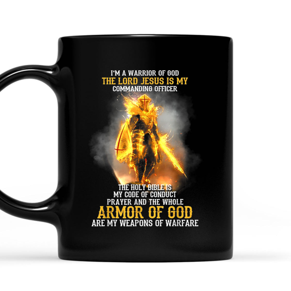 I'm A Warrior Of God The Lord Jesus Is My Commanding Officer T-Shirt Armor Of God Religious Gift I'm A Warrior Of God The Lord Jesus Is My Commanding Officer T-Shirt Armor Of God Religious Gift