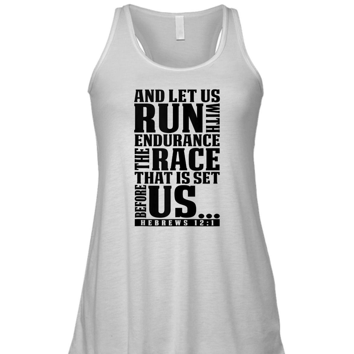 Bible Verse T-Shirt Let Us Run With Endurance Hebrews 12:1 Christian Racers Religious Gift Bible Verse T-Shirt Let Us Run With Endurance Hebrews 12:1 Christian Racers Religious Gift
