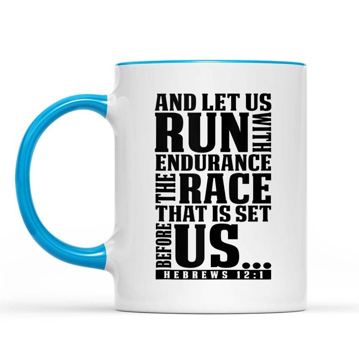 Bible Verse T-Shirt Let Us Run With Endurance Hebrews 12:1 Christian Racers Religious Gift Bible Verse T-Shirt Let Us Run With Endurance Hebrews 12:1 Christian Racers Religious Gift
