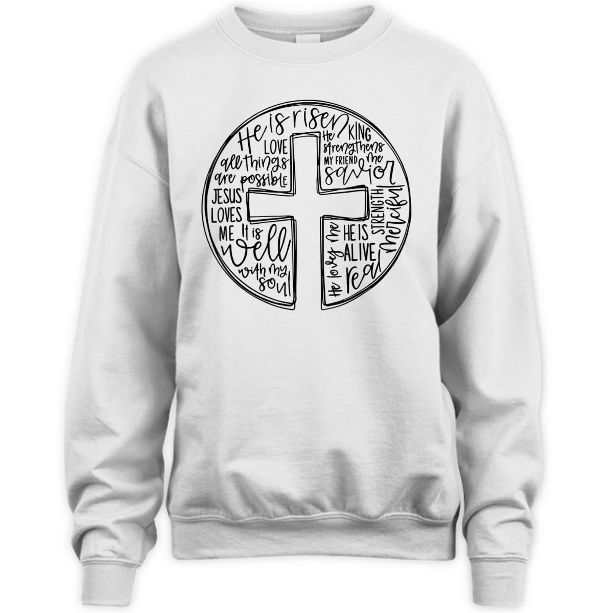 He Is Risen Jesus Christians Cross Easter Day T-Shirt He Is Risen Jesus Christians Cross Easter Day T-Shirt