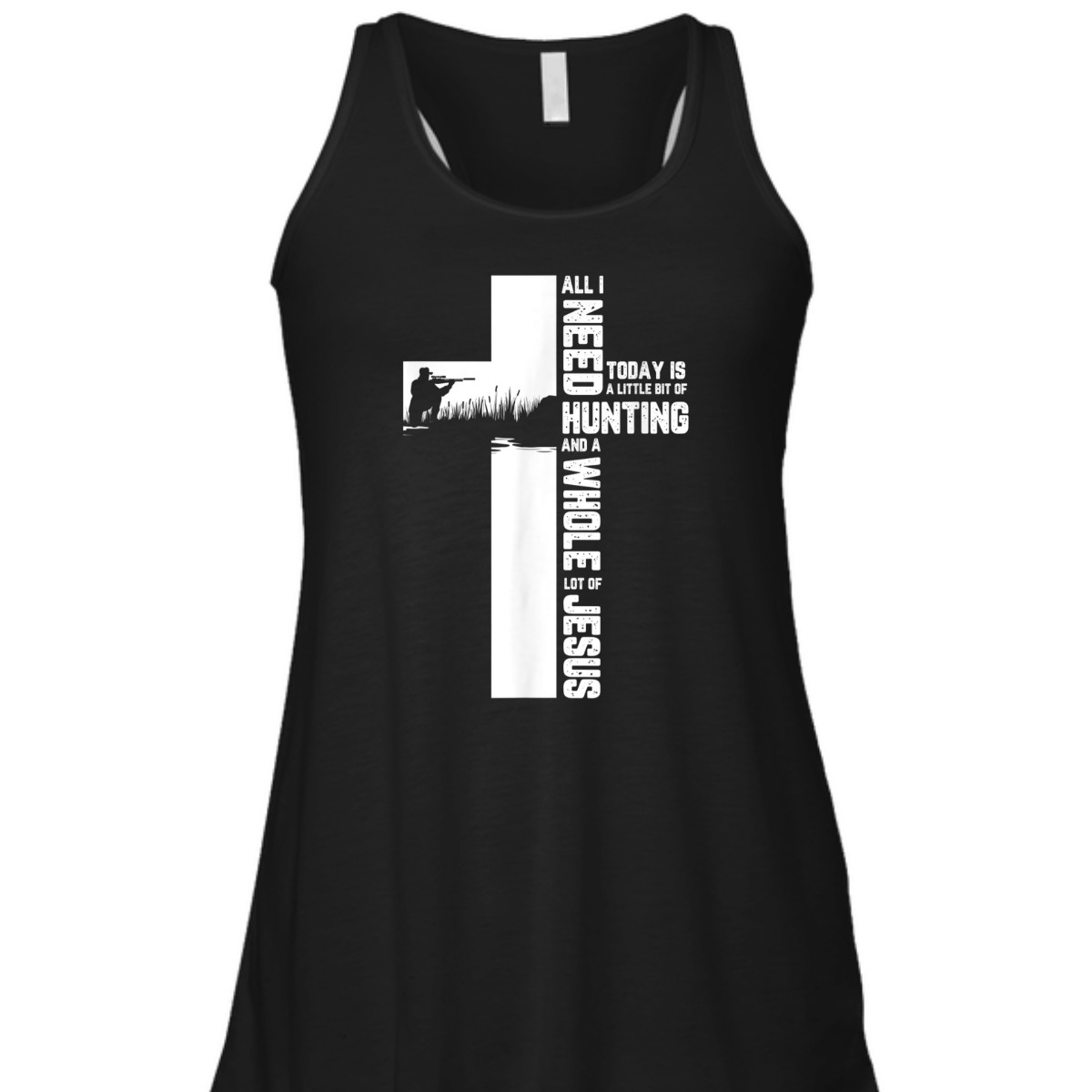 Hunting And A Whole Lot Of Jesus Christian Cross Religious T-Shirt Hunting And A Whole Lot Of Jesus Christian Cross Religious T-Shirt