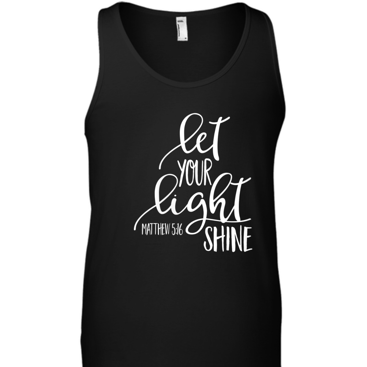 Matthew 5:16 Bible Verse T-Shirt Let Your Light Shine Matthew 5:16 Bible Verse T-Shirt Let Your Light Shine