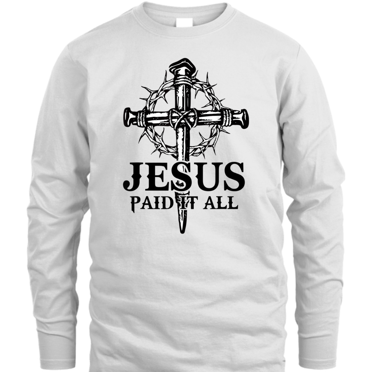 Jesus Paid It All Christian Cross T-Shirt