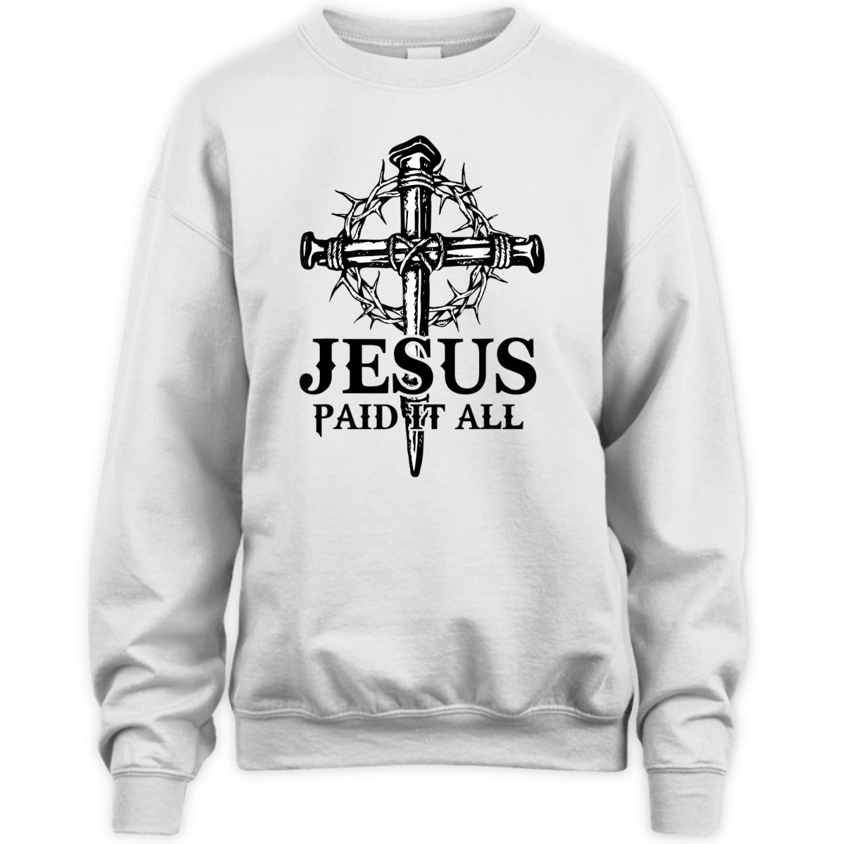 Jesus Paid It All Christian Cross T-Shirt