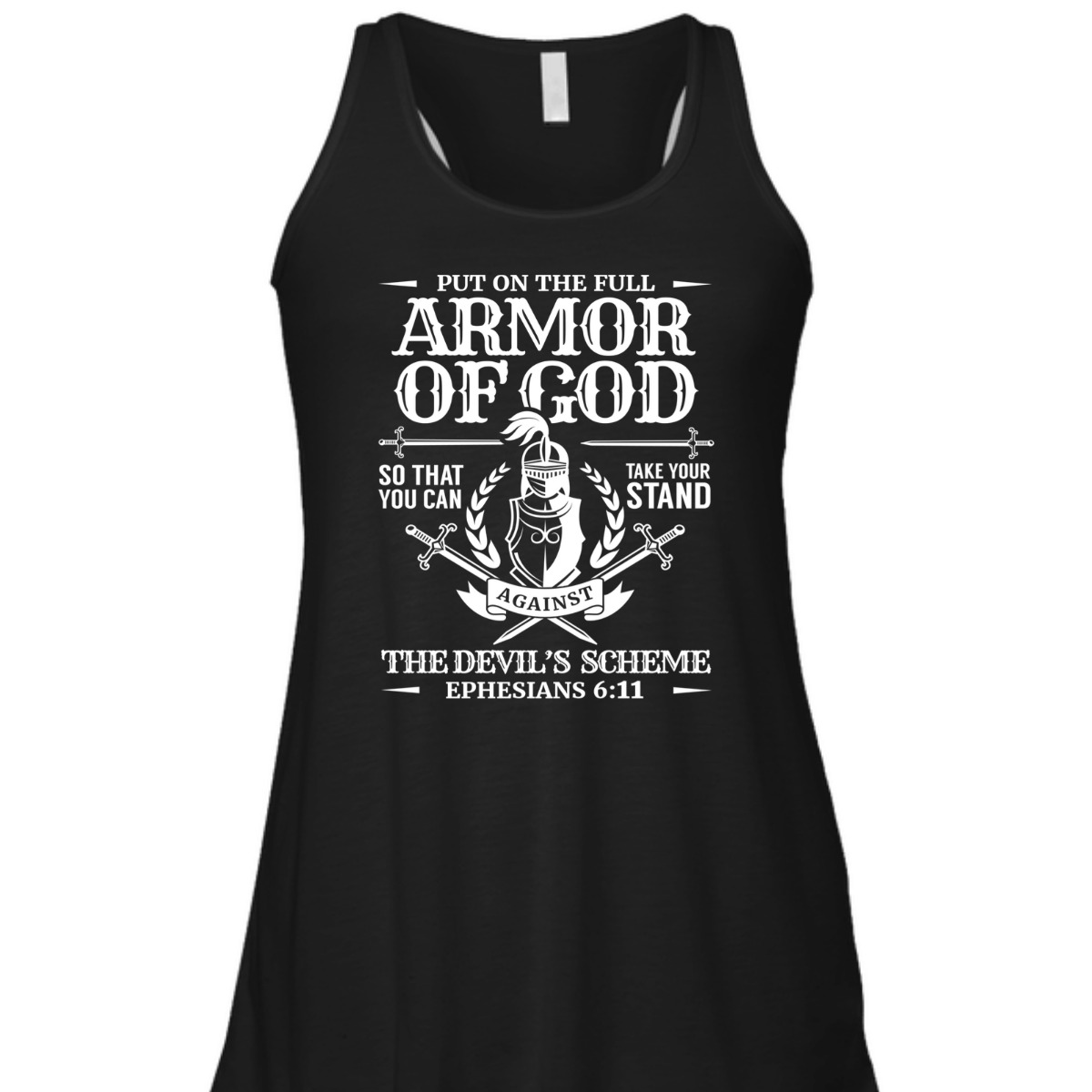 Armor Of God The Devil's Scheme Ephesians 6:11 T-Shirt Christian Bible Verse Religious Gift