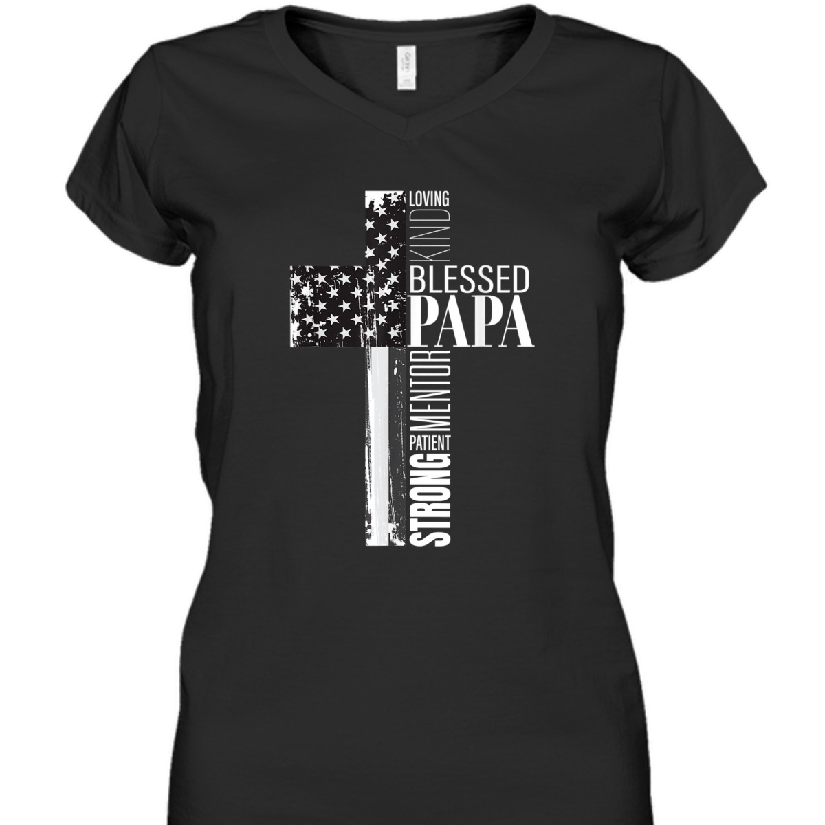 Blessed Papa American Flag Christian Religious Fathers Day Gift T-Shirt Blessed Papa American Flag Christian Religious Fathers Day Gift T-Shirt