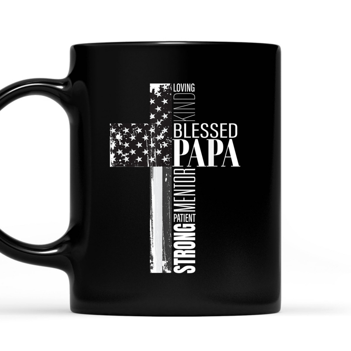 Blessed Papa American Flag Christian Religious Fathers Day Gift T-Shirt Blessed Papa American Flag Christian Religious Fathers Day Gift T-Shirt