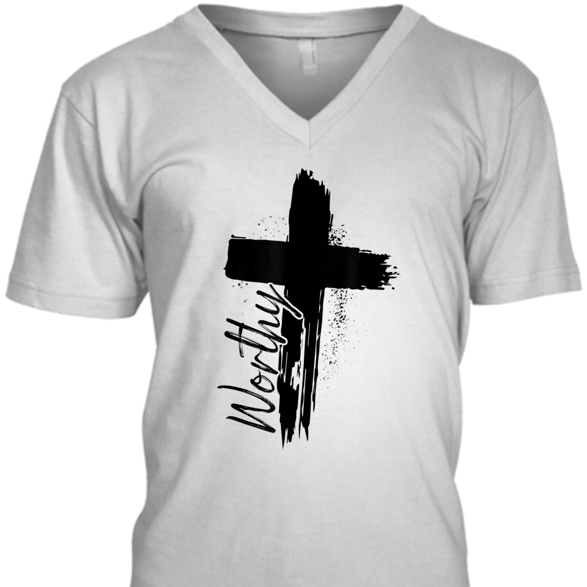 Worthy T-Shirt Cross Christian Faith God Lover Religious Gift Worthy T-Shirt Cross Christian Faith God Lover Religious Gift