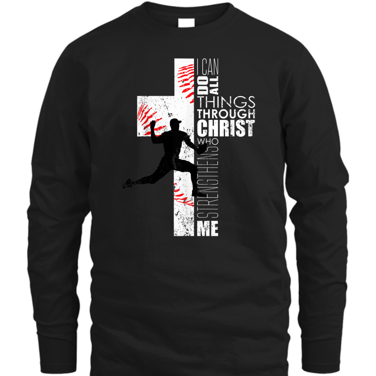 I Can Do All Things Through Christ Philippians 413 Bible Verse T-Shirt Christian Baseball Pitcher I Can Do All Things Through Christ Philippians 413 Bible Verse T-Shirt Christian Baseball Pitcher